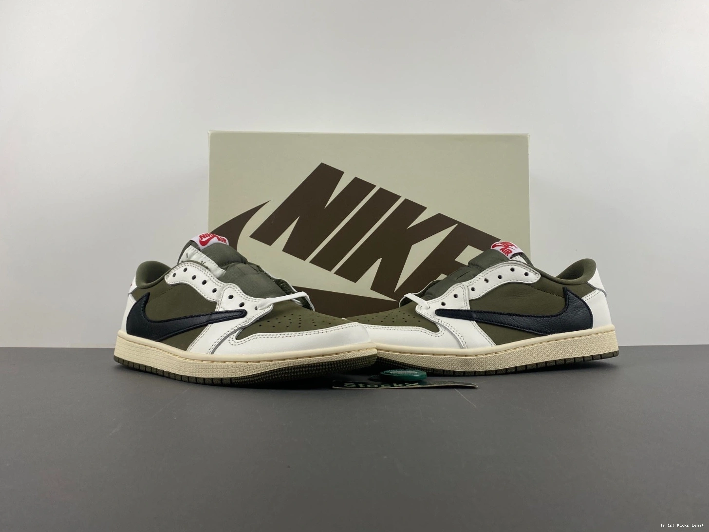 Olive OG 1 Scott Low Jordan Air DM7866-200 Travis 0130